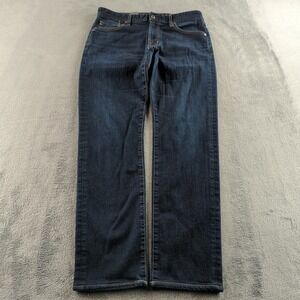 AG Adriano Goldschmied Jeans Mens 32x30 Blue Dark Wash The Graduate Straight